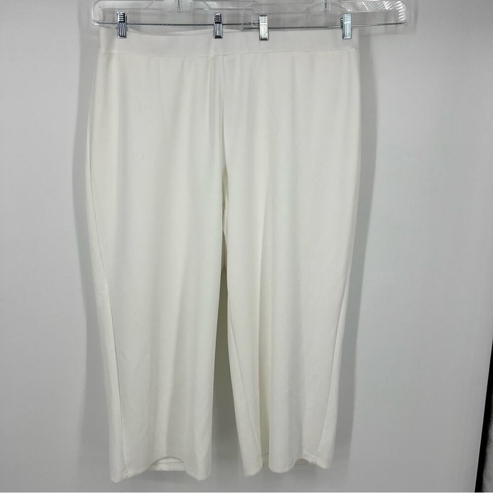 Anne Klein Bright White Capris Womens 3X NWT